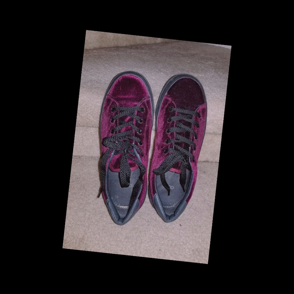 ●SOLD●Velvet ASOS platforms - Picture 4 of 5